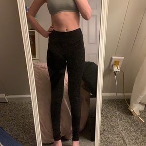 VICTORIA SPORT black logo leggings